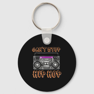 Vintage 80's Can't Stop Hip Hop Boombox  Key Ring