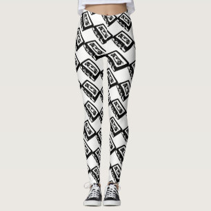 Vintage 80s Cassette Tape Leggings
