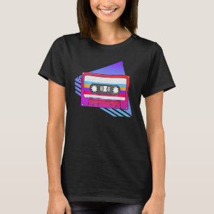 Vintage 80s Cassette Tape Music Retro 80 Old Schoo T-Shirt