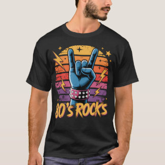 Vintage 80's Rock Bands Eighties 80S Party Retro T-Shirt