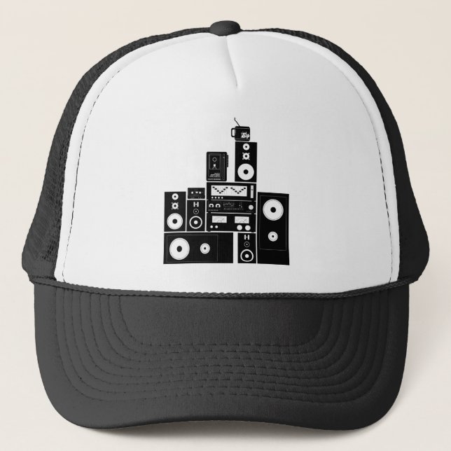 Vintage 80s Stereo Gear "Auto Reverse" Hat (Front)