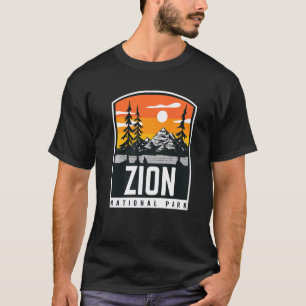 Vintage 80s Zion National State Park Hiking Trip G T-Shirt