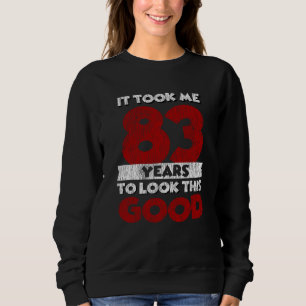 Vintage 83 Years Old Funny 83rd Birthday Gift Sweatshirt