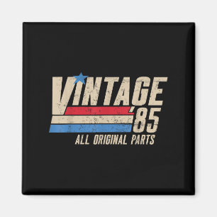 Vintage 85 Retro 40th Birthday 1985 Dad 40 For Men Magnet