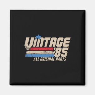 Vintage 85 Retro 40th Birthday Top For Men 1985 Da Magnet