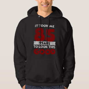 Vintage 85 Years Old Funny 85th Birthday Gift Hoodie