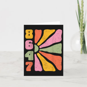 Vintage 8647 Anti-trump Funny Boho Flowers Floral Card