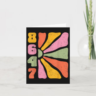 Vintage 8647 Anti-trump Funny Boho Flowers Floral  Card