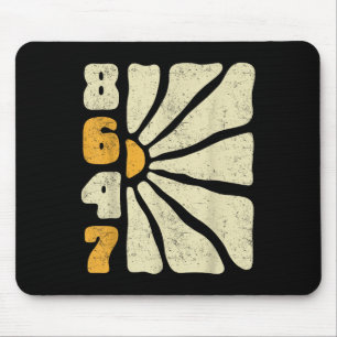 Vintage 8647 Anti-trump Retro Boho Flowers Floral Mouse Mat