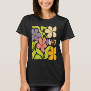 Vintage 86 47 Anti-trump Flower President T-Shirt