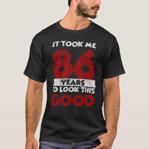 Vintage 86 Years Old Funny 86th Birthday Gift T-Shirt