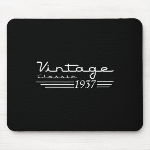 Vintage 88th Birthday Decorations Vintage 1937 88 Mouse Mat