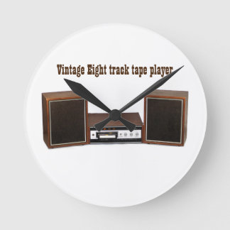 Vintage 8 track tape player Acrylic Wall Clock