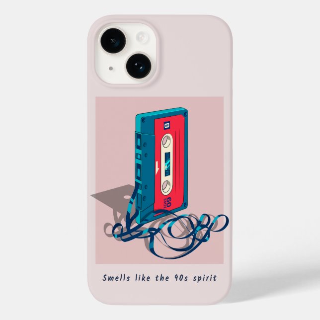 Vintage ’90s Cassette Tape Case-Mate iPhone Case (Back)