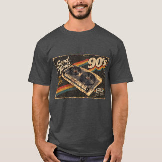 Vintage 90s Good Times Cassette Tape T-Shirt