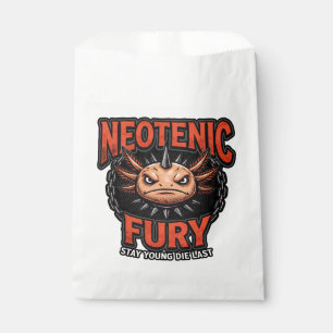 Vintage 90s Heavy Metal Axolotl Band Tour Parody Favour Bags