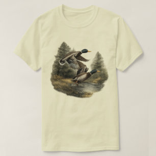 Vintage 90s Mallard Ducks Rustic Cabincore T-Shirt