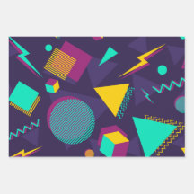 Vintage 90s Memphis-Style Pattern