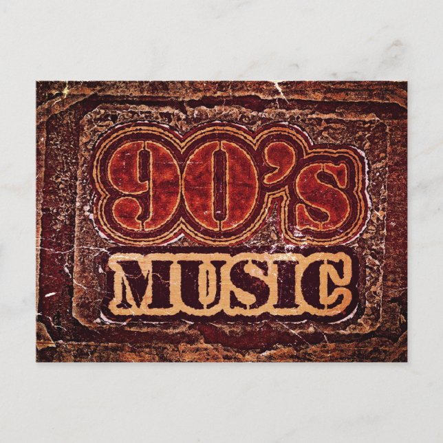 Vintage 90's Music - Postcards (Front)