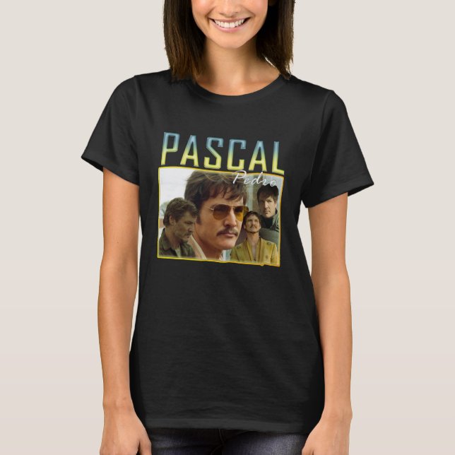 Vintage 90s Pedro Pascal Aesthetic T-Shirt (Front)