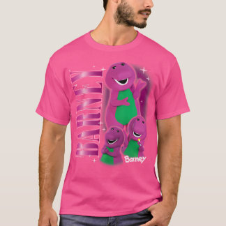 Vintage 90'S Purple Dinosaur Character Collage T-Shirt