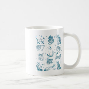 Vintage 90s Tattoo Cat Retro Kitten Nature Cat Lov Coffee Mug