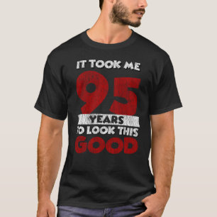 Vintage 95 Years Old Funny 95th Birthday Gift T-Shirt