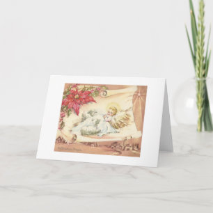 Vintage A Christmas Prayer Holiday Card