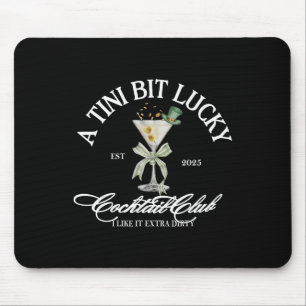 Vintage A Tiny Bit Lucky Tail Club Est 2025 _1  Mouse Mat