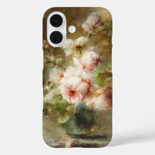 Vintage A vase with Roses  Margaretha Roosenboom iPhone 16 Case