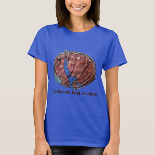 Vintage Abalone Shell with a Freediving Diver URM T-Shirt