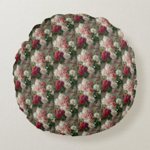 Vintage Abbott Fuller Graves Peonies Round Cushion