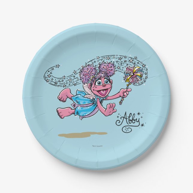 Vintage Abby Paper Plate (Front)