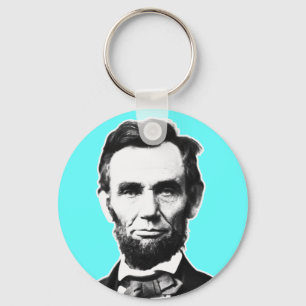 Vintage Abe Lincoln Key Ring