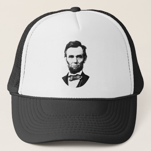 Vintage Abe Lincoln Trucker Hat (Front)