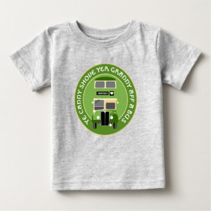 Vintage Aberdeen Double-decker bus Baby T-Shirt