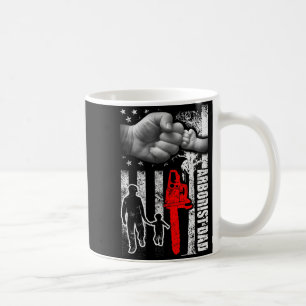 Vintage Aborist Dad American Flag Usa Flag Coffee Mug