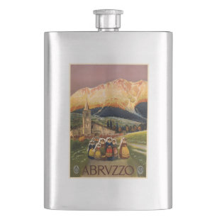Vintage Abrvzzo Italy flask