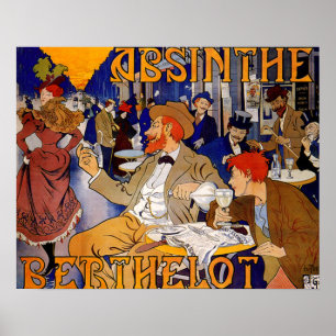 Vintage Absinthe Berthelot Poster
