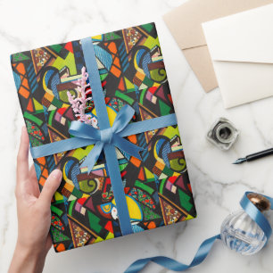 Vintage Abstract Art by Henry Lyman Sayen Wrapping Paper