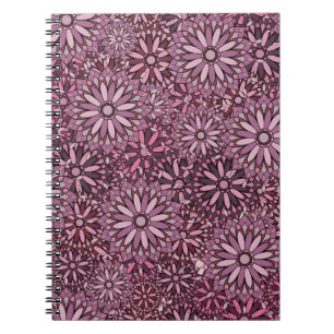 Vintage abstract background. Mandala style. seamle Notebook