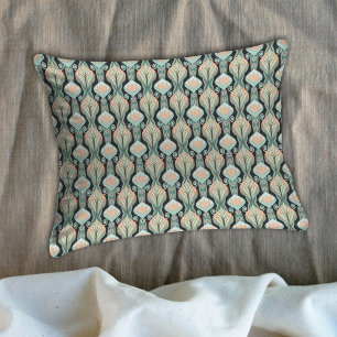 Vintage Abstract Botanical Art Nouveau Pattern Pillowcase