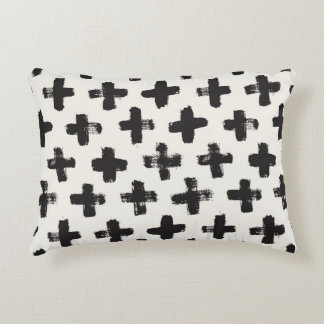 Vintage Abstract Brush Strokes Background Decorative Cushion