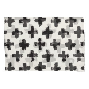 Vintage Abstract Brush Strokes Background Pillowcase