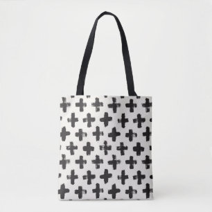 Vintage Abstract Brush Strokes Background Tote Bag