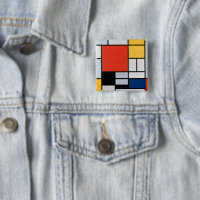 Vintage Abstract Composition by Piet Mondrian