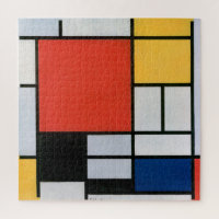 Vintage Abstract Composition by Piet Mondrian