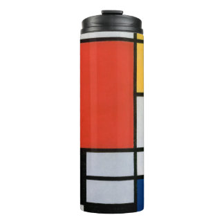 Vintage Abstract Composition by Piet Mondrian Thermal Tumbler