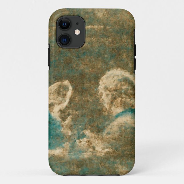 Vintage Abstract Couple Mobile Case  (Back)