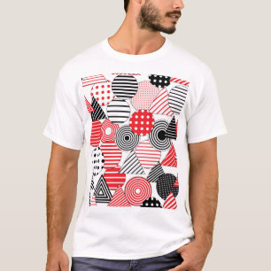 Vintage Abstract: Dots & Stripes T-Shirt